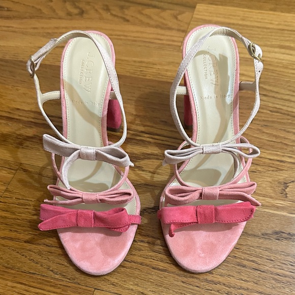🛍️SALE🛍️ J Crew Stella Bow Heels | Sandals - Picture 2 of 5